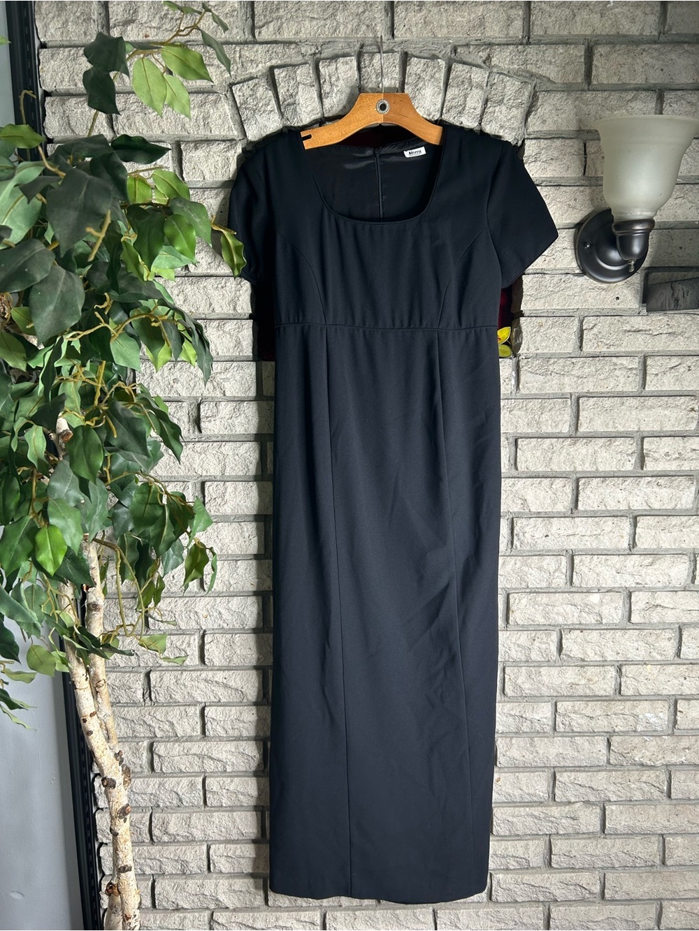 Vintage 90s Mimi Maternity Midi Dress